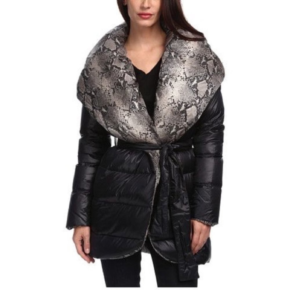 Diane Von Furstenberg Paulina Reversible Wrap Coat